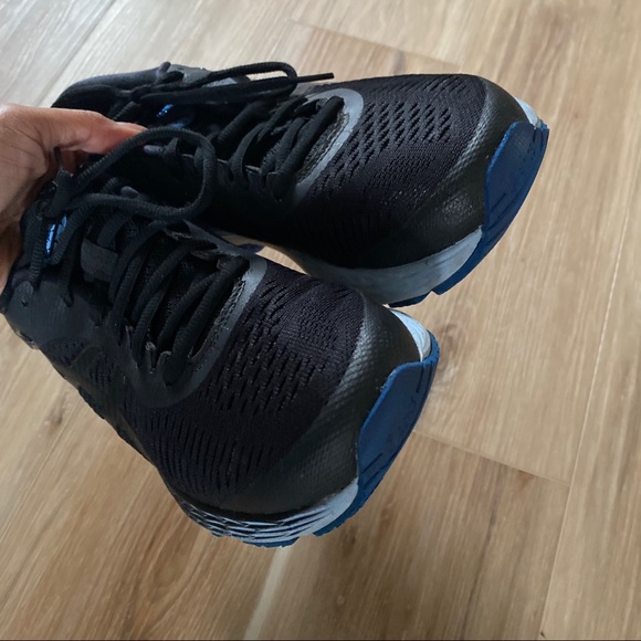 Asics Gel Kayano 25 Sneakers in Black and Blue Size 8.5 - Picture 5 of 9